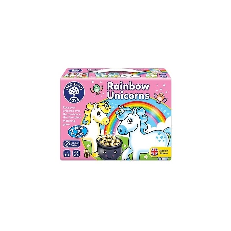 Orchard toys - joc educativ unicornii curcubeu - rainbow unicorns