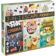 Joc Escape Room 3 in 1 â Cinema, Candy Shop si Treasure Island Grafix GR300078