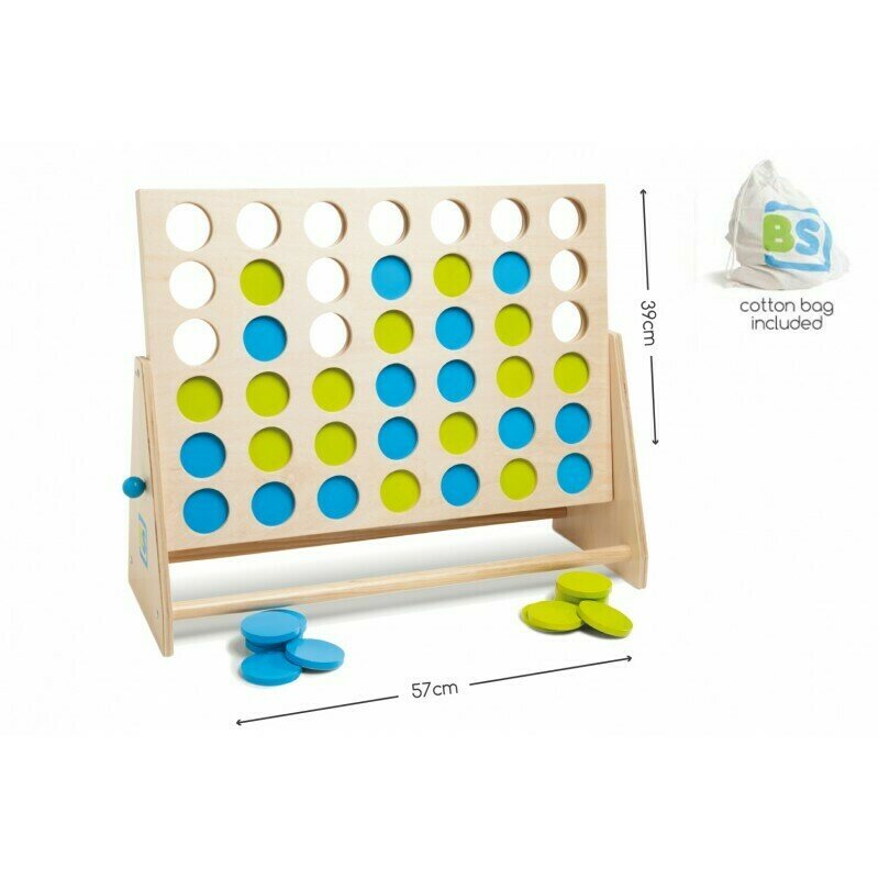 Bs toys - joc de societate 4 pe un rand gigant