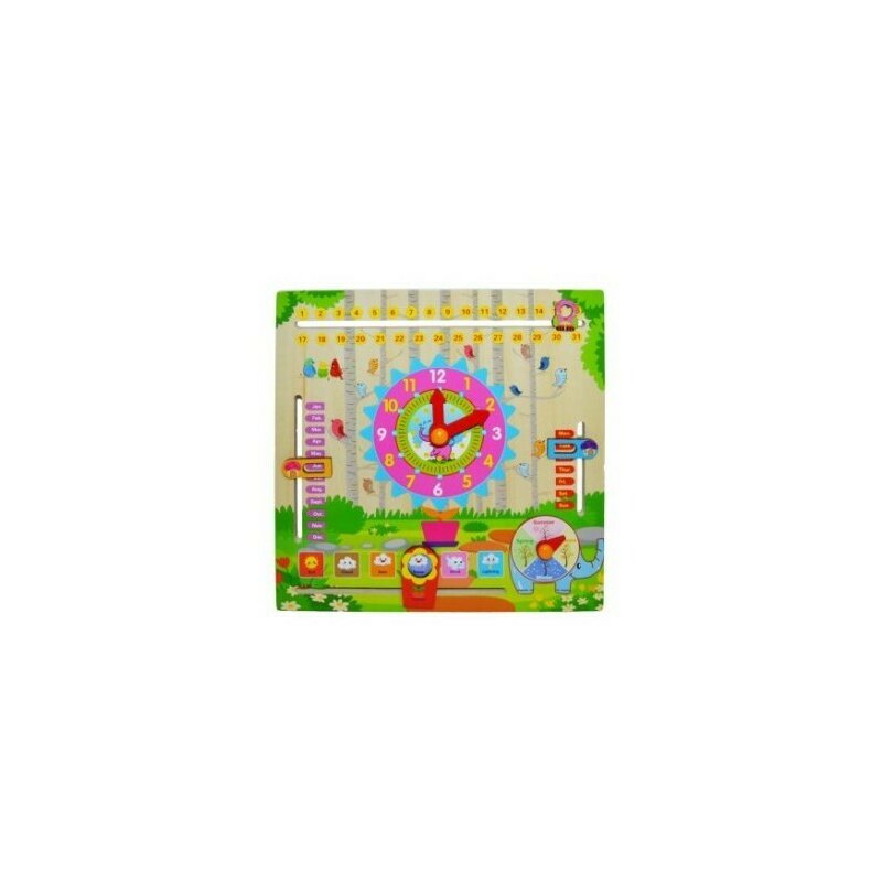 Joc interactiv calendar educativ din lemn HM-006 28624