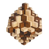 Fridolin - Joc logic IQ din lemn bambus 3D Iceberg