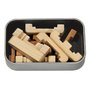 Fridolin - Joc logic IQ din lemn bambus in cutie metalica-5 - 3