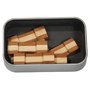 Fridolin - Joc logic IQ din lemn bambus in cutie metalica-6 - 3
