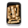 Fridolin - Joc logic IQ din lemn bambus in cutie metalica-8 - 3