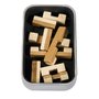 Fridolin - Joc logic IQ din lemn bambus in cutie metalica-9 - 3