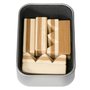 Fridolin - Joc logic IQ din lemn bambus Knot, cutie metal - 2