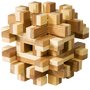 Fridolin - Joc logic IQ din lemn bambus Magic blocks - 1