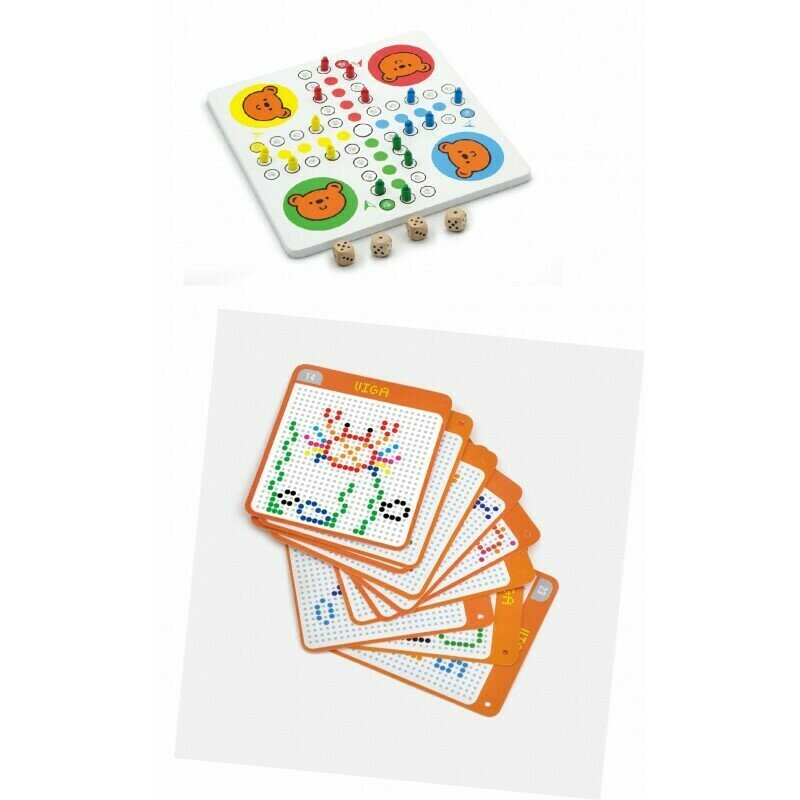 Viga - set de jocuri ludo , cu set de creatie cu margele