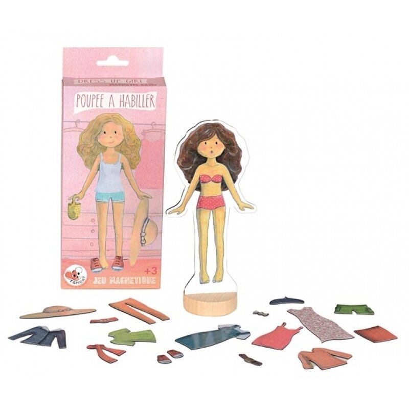 Egmont toys - joc magnetic , fetite si rochii