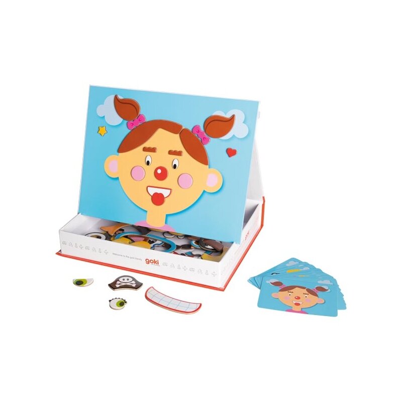 Goki - joc magnetic fetita cu fete nostime