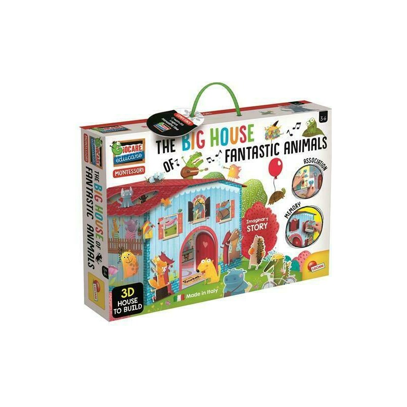 Lisciani - joc montessori - casuta animalelor fantastice