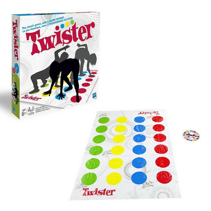 Hasbro - Joc de societate Twister, Multicolor