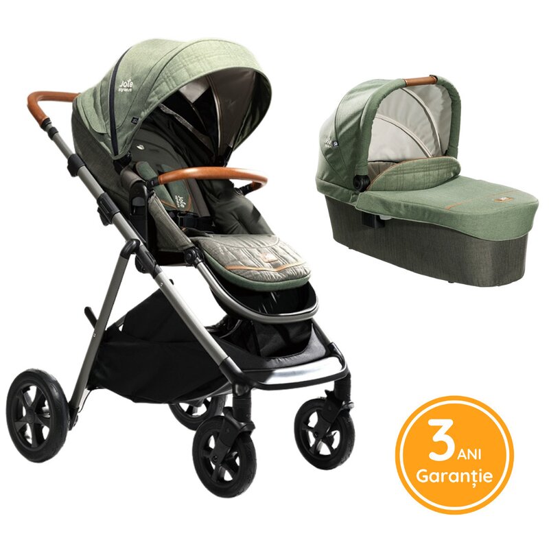 Joie - carucior multifunctional 2 in 1, reglabil pe inaltime, aeria signature pine