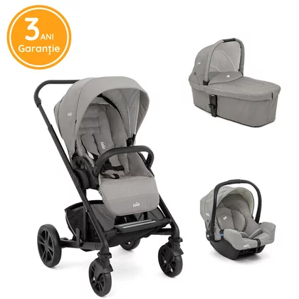 Joie - Carucior 3 in 1 Chrome Pebble