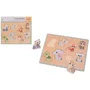 Puzzle, Joueco, Familia Wildies, 8 piese, Din lemn certificat FSC, 30 x 27 cm, 18 luni+, Multicolor - 2