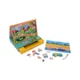 Set de joaca, Joueco, Magnetic, 30 de piese, Dezvolta abilitati motorii si imaginatia, Include cutie pentru depozitare si tabla de joc, 30 x 22 cm, 3 ani+, Multicolor - 2