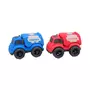 Set masinute, Joueco, Masina de politie si ambulanta, Din bio-plastic, Ecologice, 18 luni+, Multicolor - 2