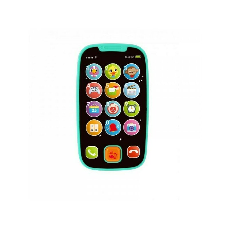 Bo jungle - jucarie bebelusi smartphone albastru