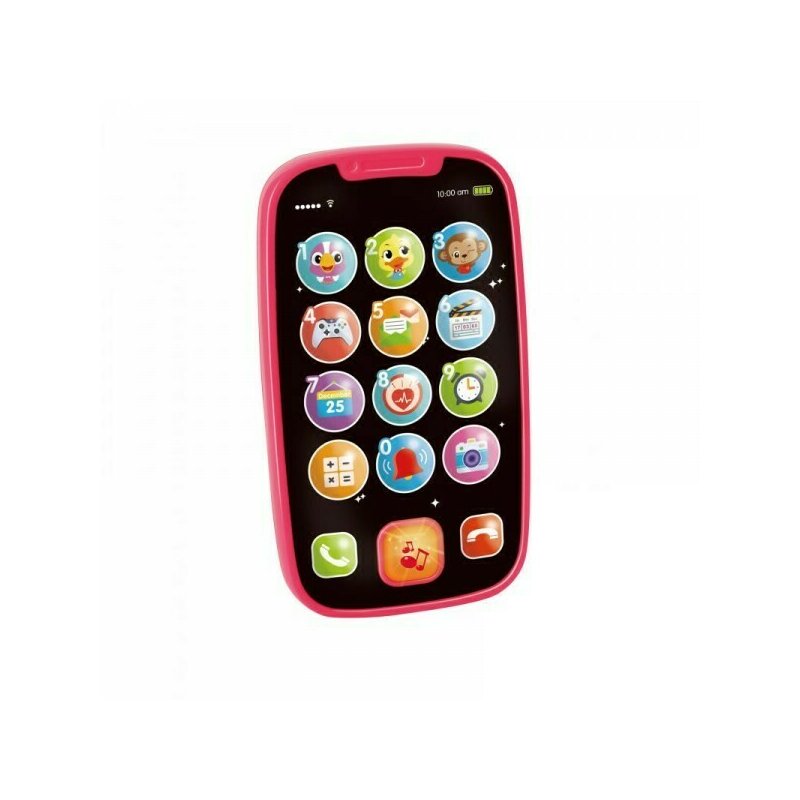 Bo jungle - jucarie bebelusi smartphone rosu
