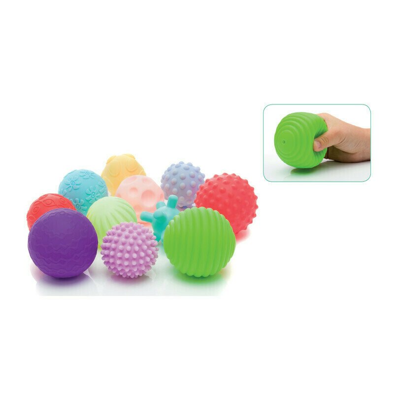 Fillikid - set bile soft balls 11 bucati din cauciuc