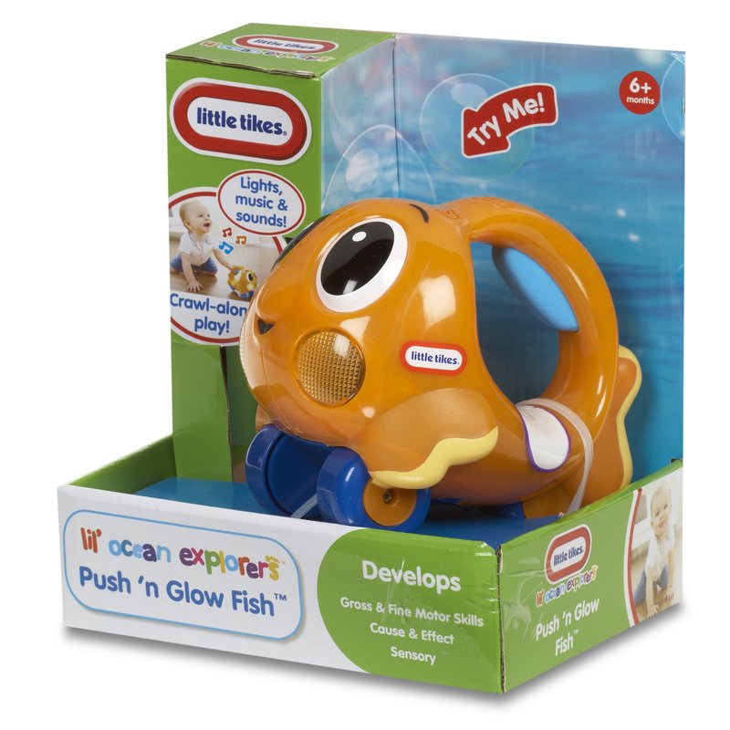 Little Tikes - Jucarie cu lumina si sunete Pestisor Portocaliu