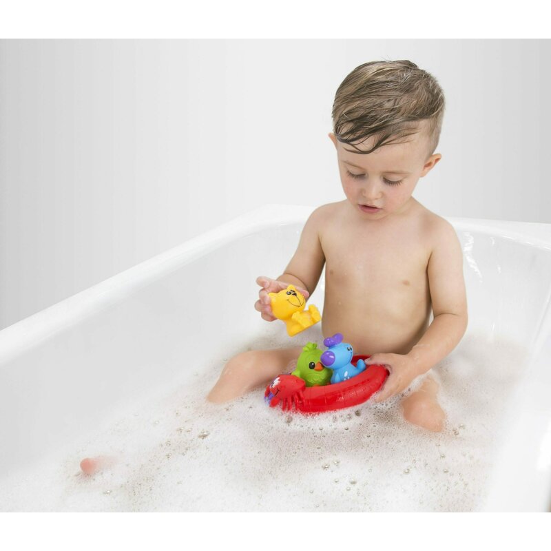 Jucarie de baie, Splash and float Friends, 4 piese, Playgro