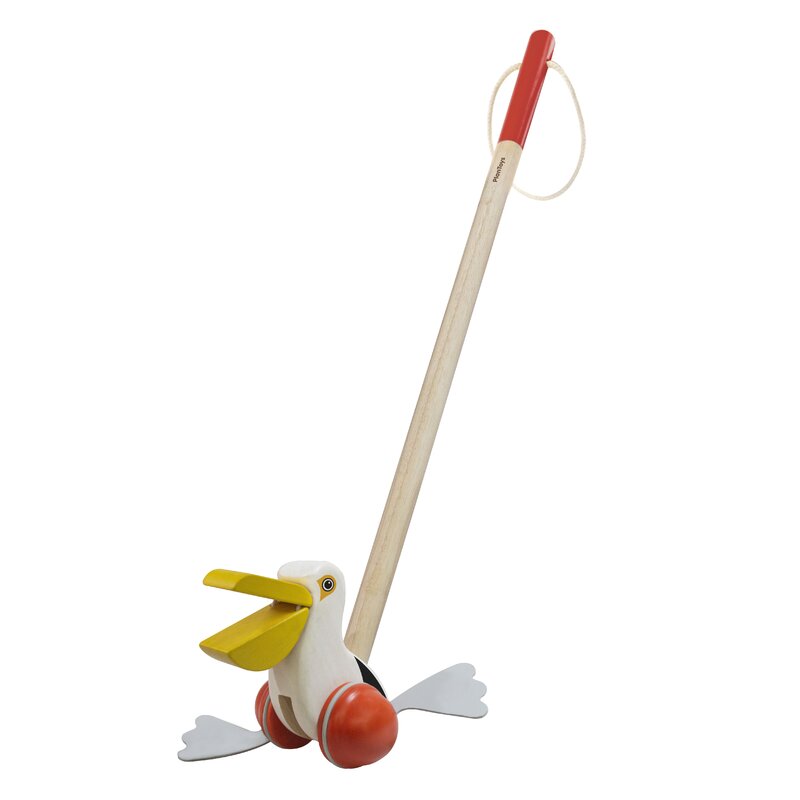 Plan toys - jucarie de impins, model pelican