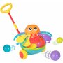 Jucarie de impins, Playgro, Cu 3 bile colorate, Cu maner detasabil, 6 luni+, Push Along Ball Popping Octopus - 1