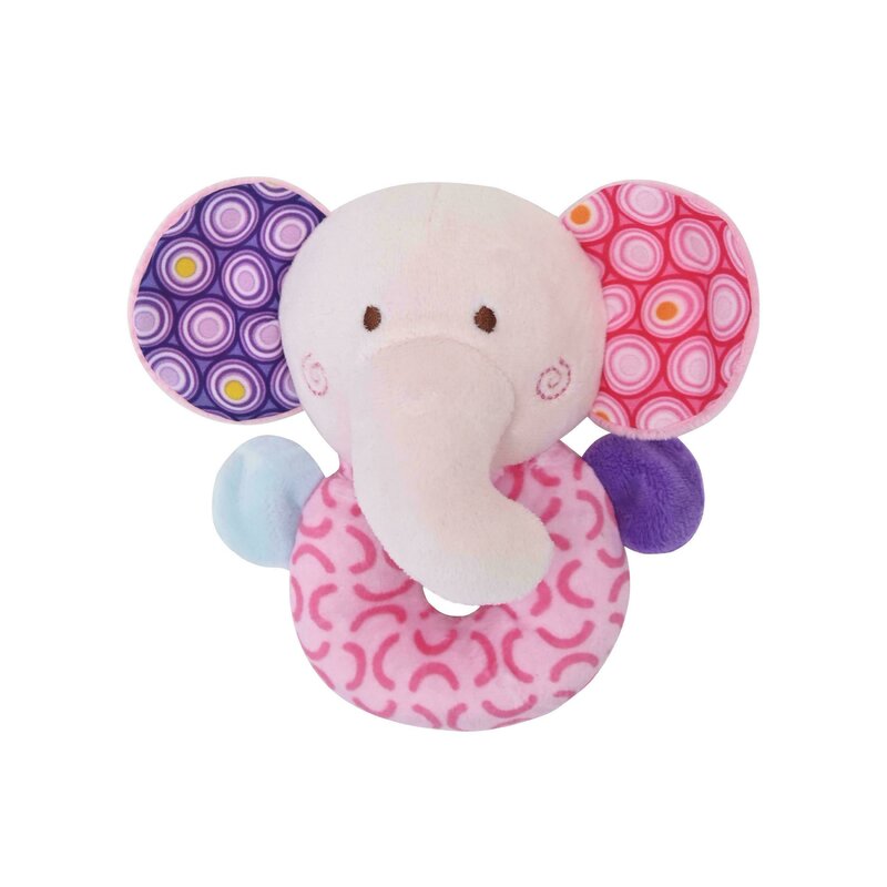 Lorelli toys - zornaitoare de plus elefant 11 cm