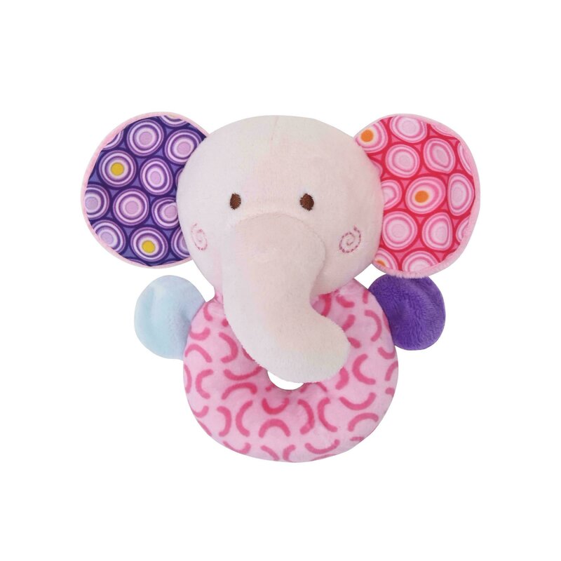 Lorelli Toys - Zornaitoare de plus Elefant 11 cm