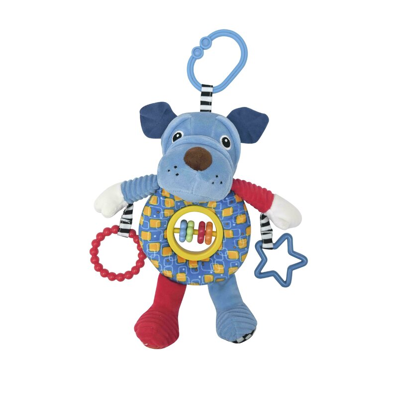 Lorelli Toys - Jucarie carucior Catelus Cu activitati, 24 cm din Plus