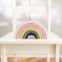 Jucarie de stivuire, Petite&Mars, Rainbow Stardust Wood of Mars, 7 piese, 24 luni+, Multicolor - 4