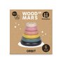 Jucarie de stivuire, Petite&Mars, Turn Orbit Wood of Mars, 10 cm, 36 luni+, Multicolor - 6