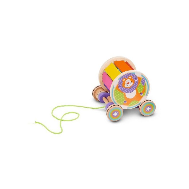 Melissa & doug - jucarie de tras xilofon rotativ