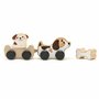 Jucarie din lemn Cubika, Puppy Family - 3