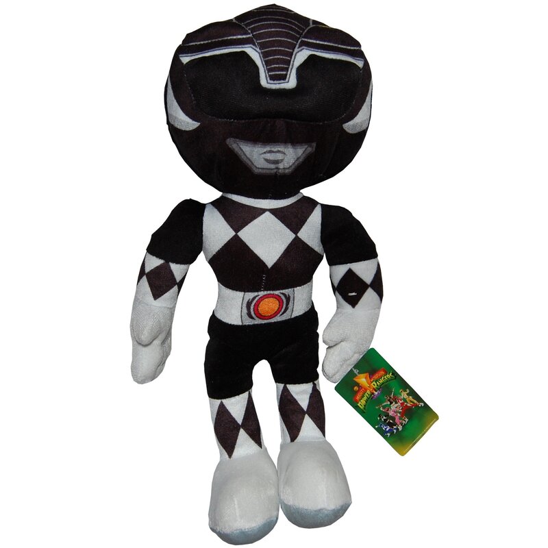 Play by Play - Jucarie din plus Black Ranger 37 cm Power Rangers