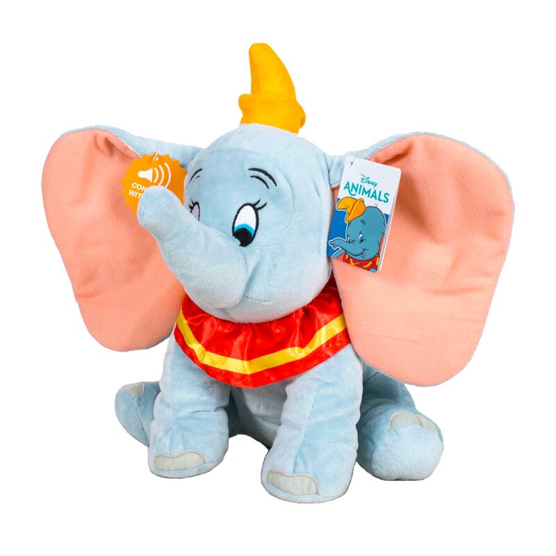 Play by play - Jucarie din plus cu sunete Dumbo, 20 cm