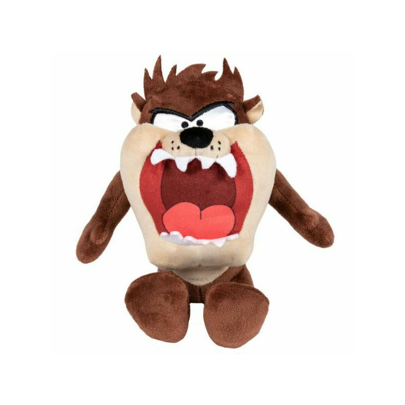 Jucarie din plus Diavolul Tasmanian sitting, Looney Tunes, 30 cm