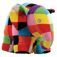 Rainbow designs - Jucarie din plus elefantul Elmer, 17 cm