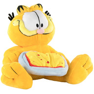 Jucarie din plus Garfield cu lasagna, 21 cm