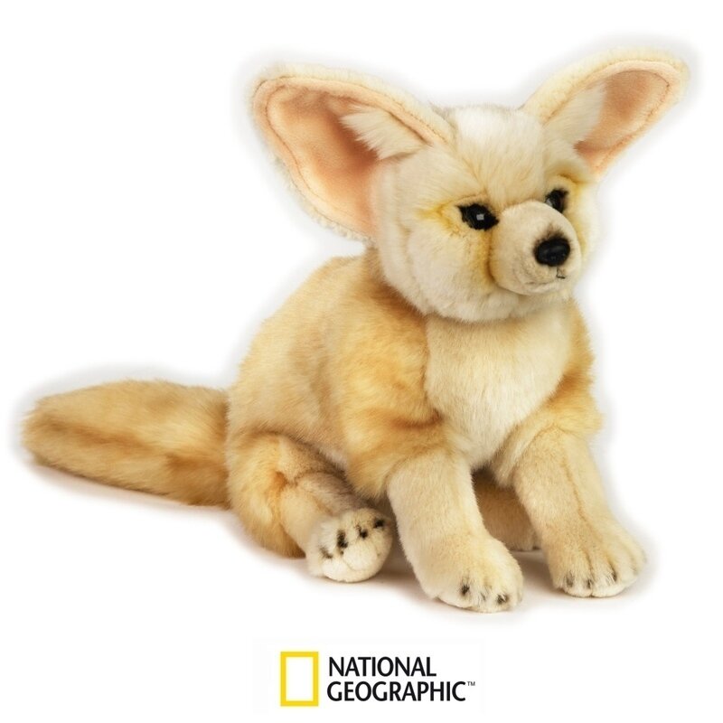 Jucarie din plus national geographic - vulpe fenec 24 cm