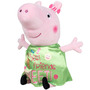 Play by Play - Jucarie din plus 17 cm, Cu rochie din satin Peppa Pig, Verde - 2