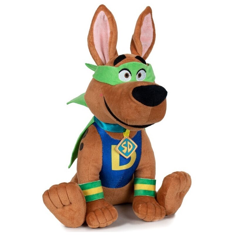 scooby doo & batman: the brave and the bold Play by Play - Jucarie din plus Scooby Mask of the Blue Falcon 29 cm Scooby Doo