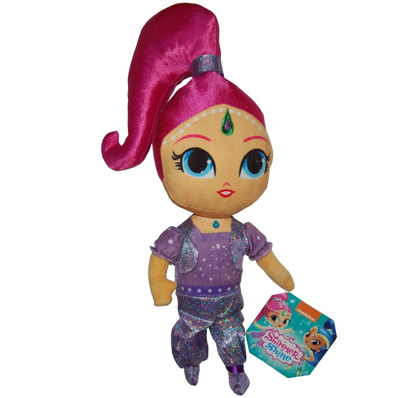 shimmer si shine dublat in romana online Play by Play - Jucarie din plus Shimmer 30 cm, Cu material textil Shimmer and Shine