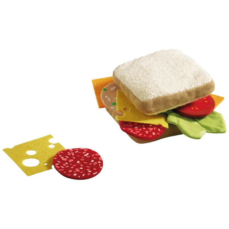 Haba - jucarie din plus sub forma de sandwich, 3 ani+