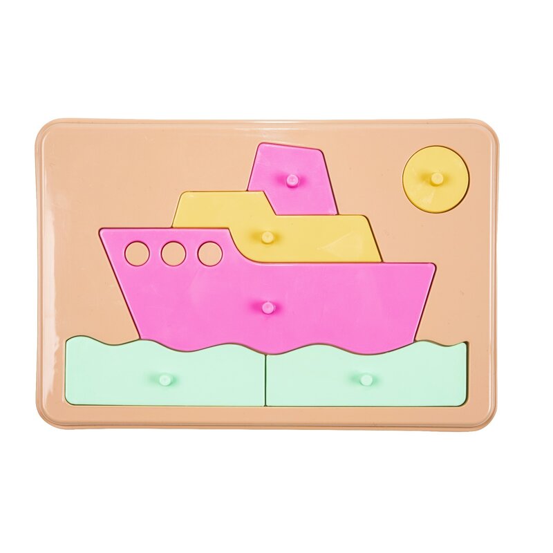 Elfiki - puzzle vehicule vaporas puzzle copii, piese 6