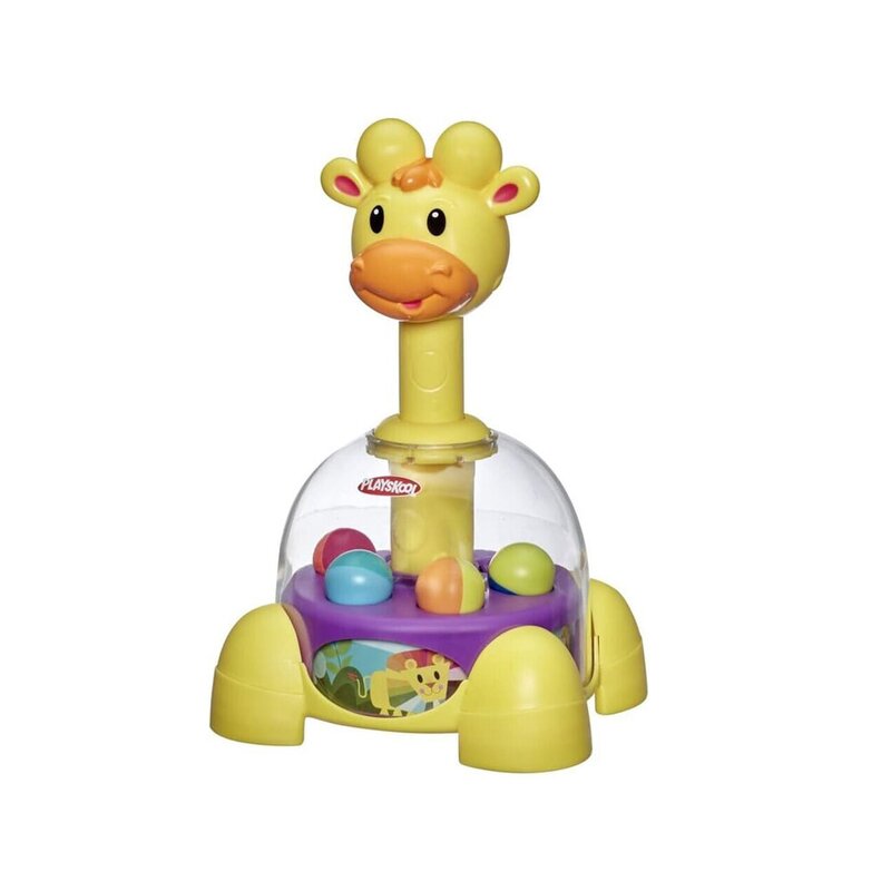 Jucarie interactiva, Hasbro, Girafa, Cu sunete, 24 x 14 x 12 cm, 6 luni+, Multicolor