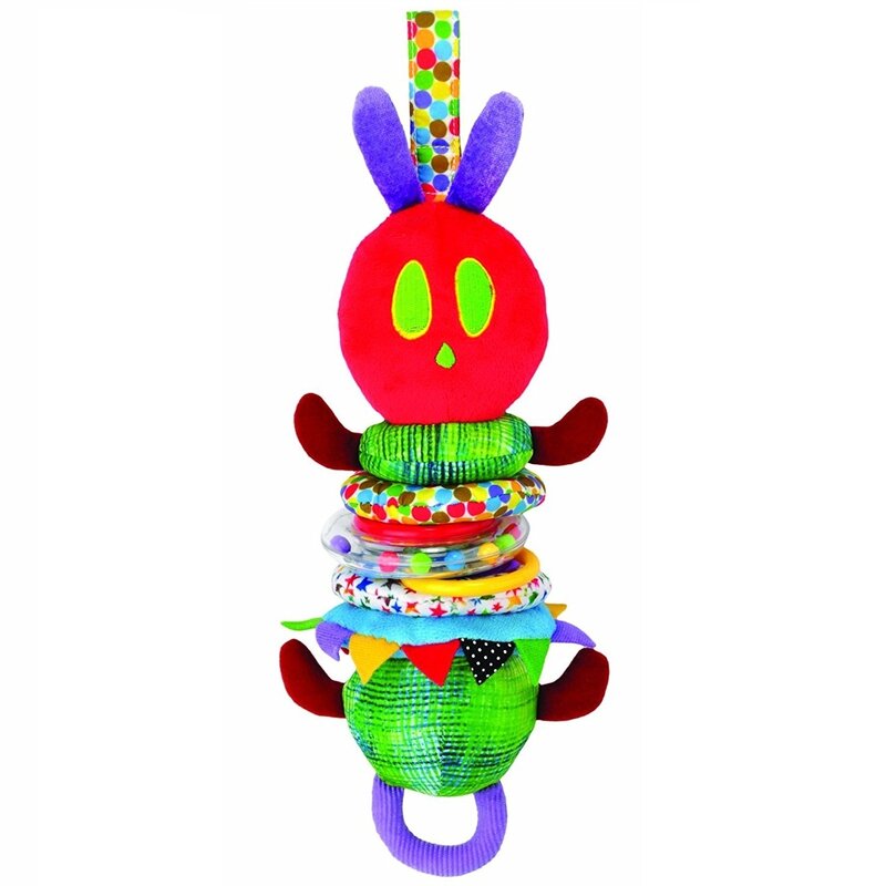 Rainbow designs - Jucarie interactiva The Very Hungry Caterpillar, 29 cm