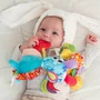 Jucarie, Playgro, Pentru carucior, scoica auto si patut, Cu jucarie de dentitie, Cu sunete, Activity Friend Clip Clop, 39 cm - 6