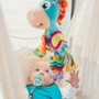 Jucarie, Playgro, Pentru carucior, scoica auto si patut, Cu jucarie de dentitie, Cu sunete, Activity Friend Clip Clop, 39 cm - 7